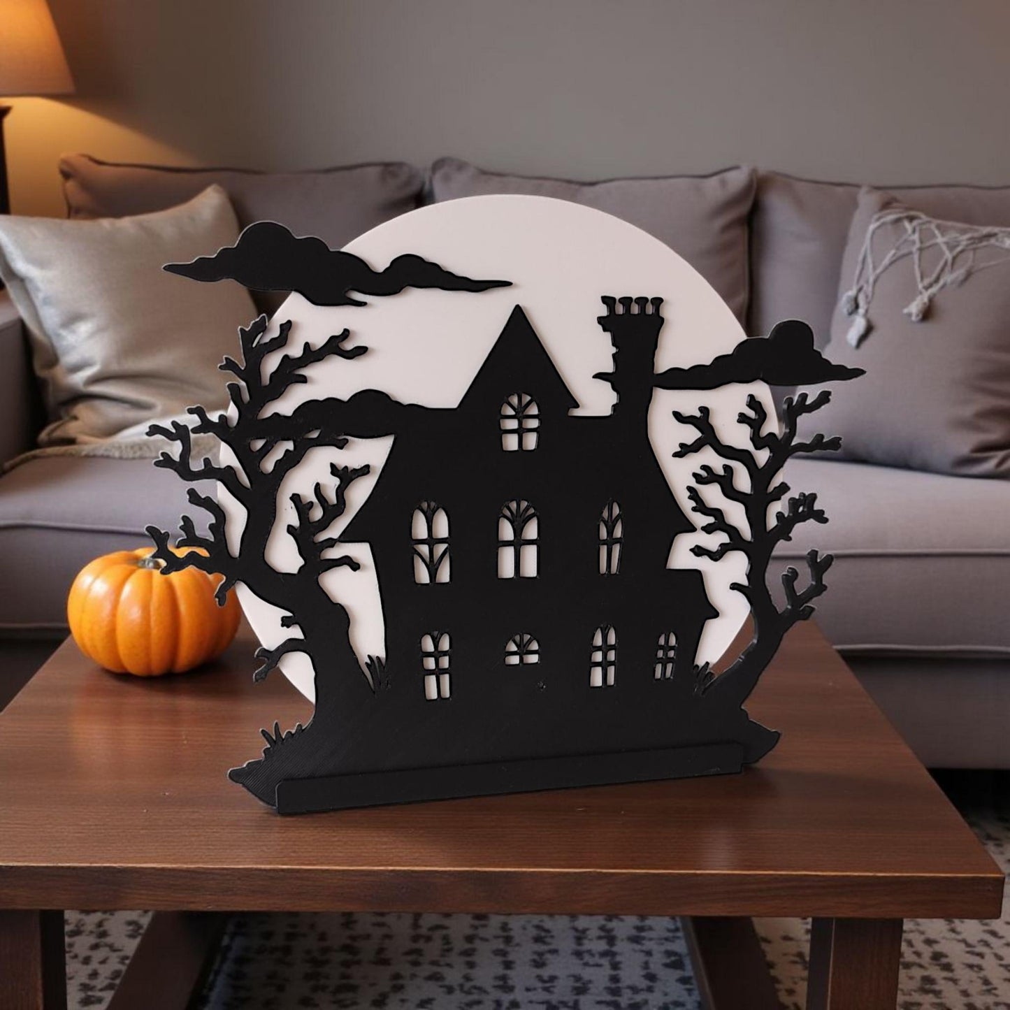 Haunted House Tealight Holder