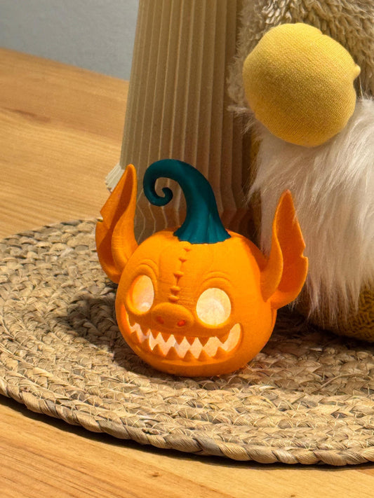 Stitch Pumpkin with Tealight
