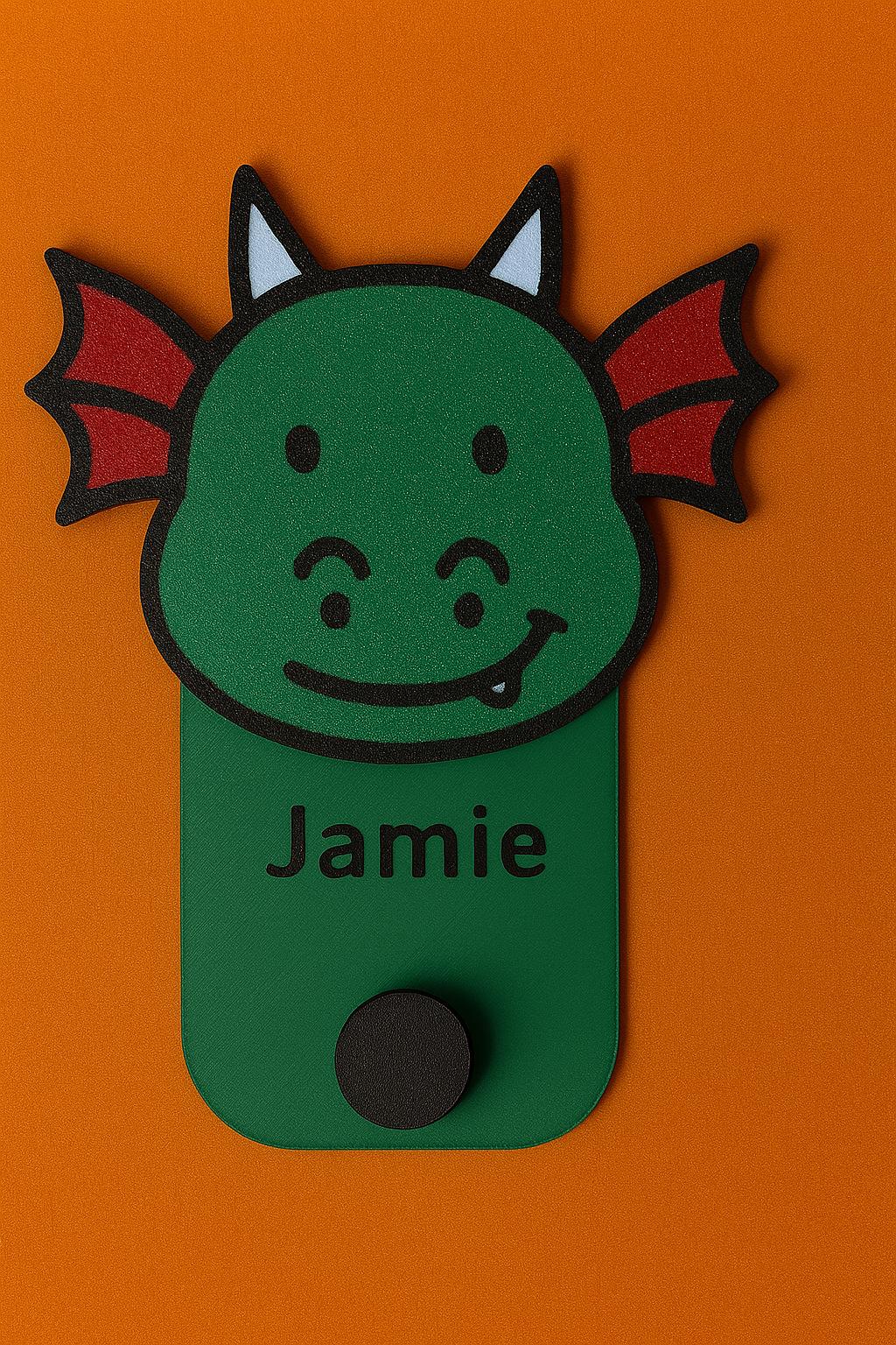 Personalised Dragon Wall Hook