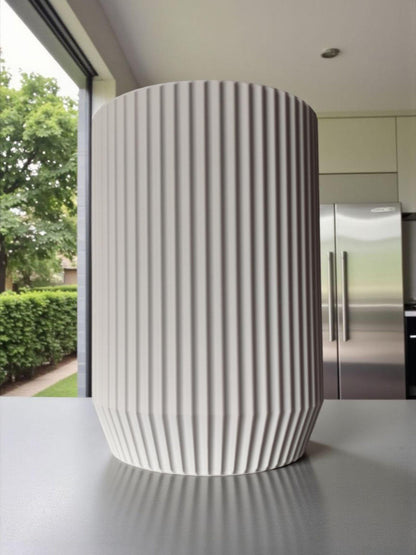 Ribbed Kitchen Utensil Holder