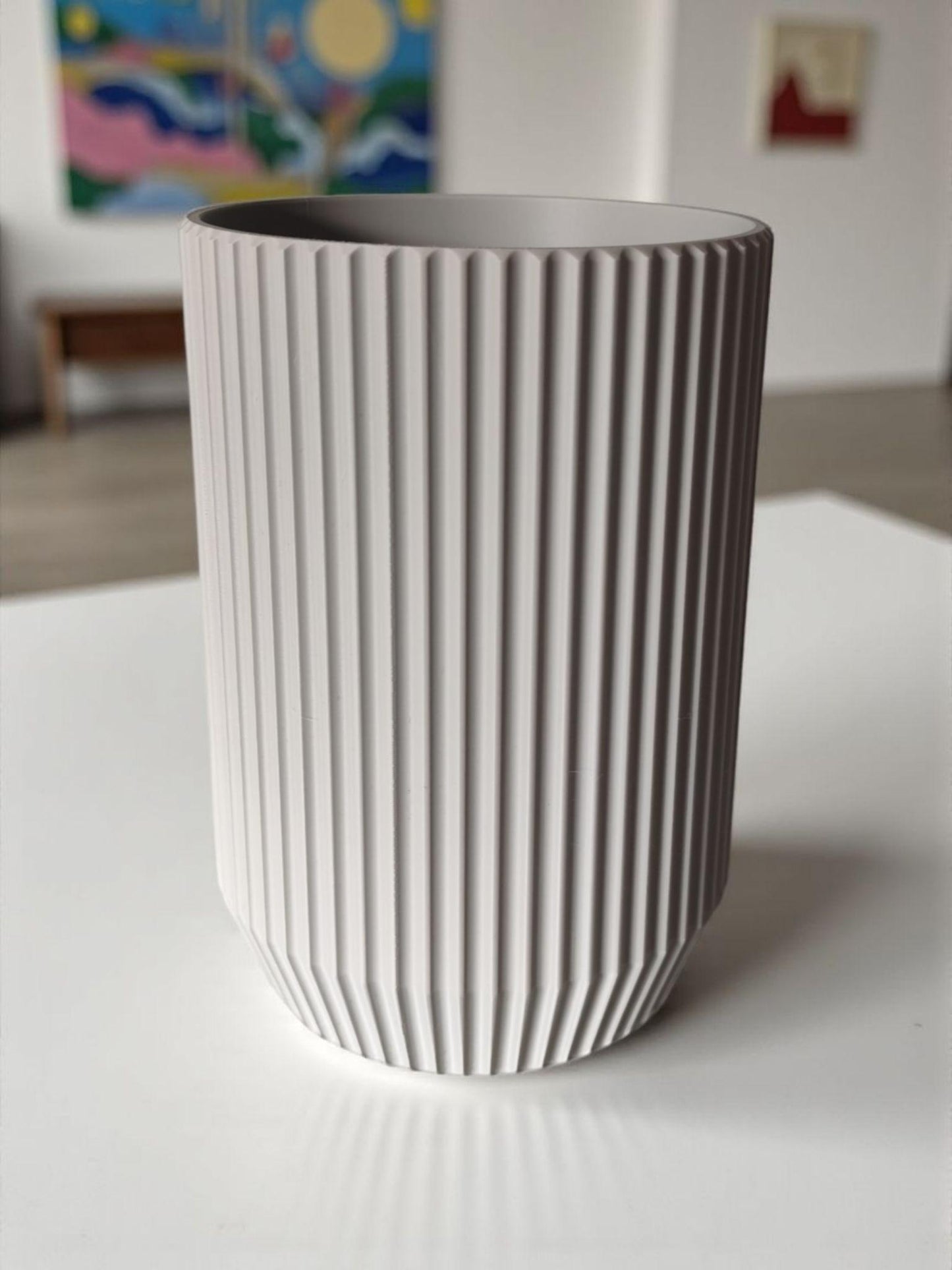 Ribbed Kitchen Utensil Holder