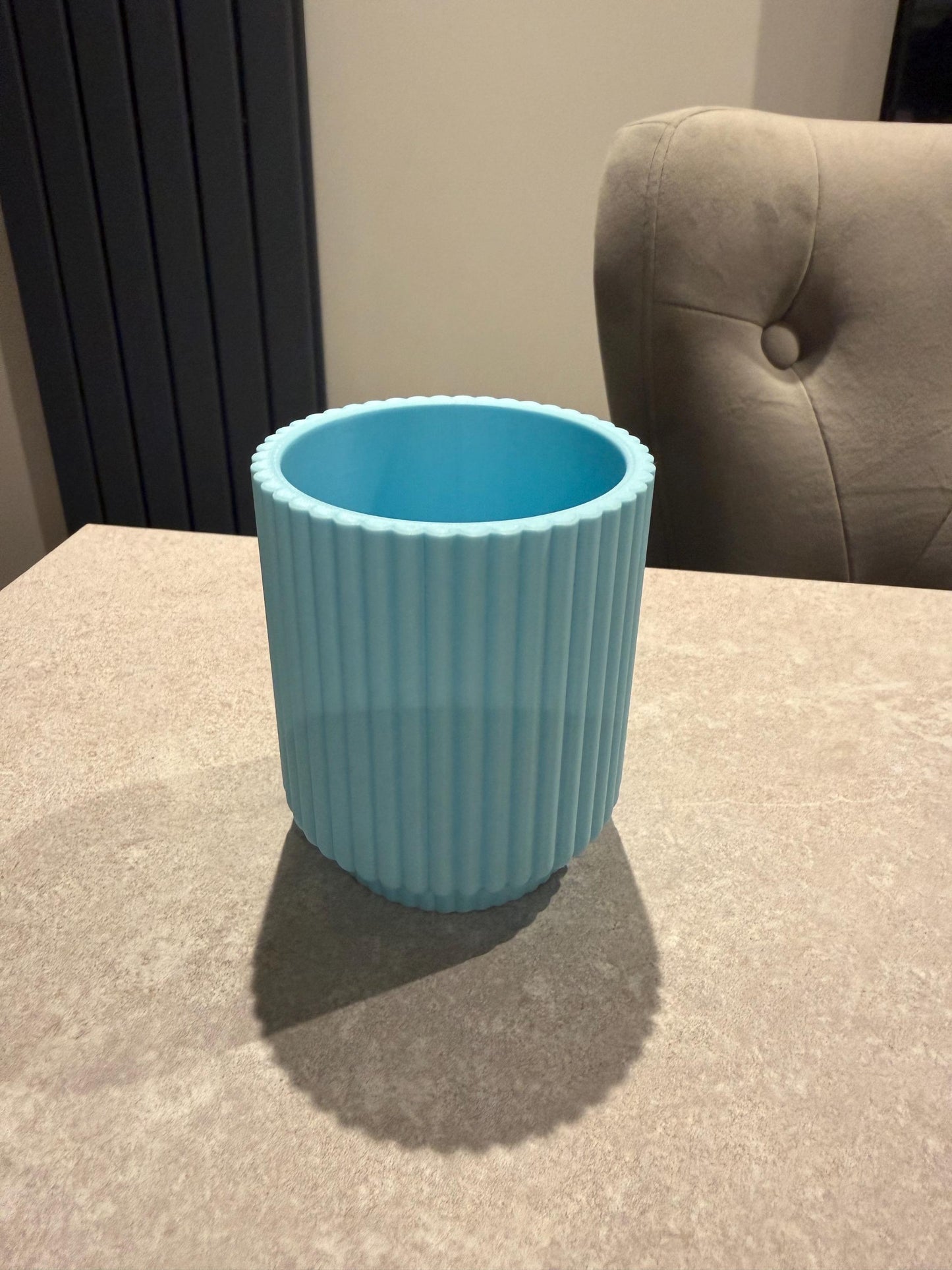 Ribbed Toothbrush Cup/holder