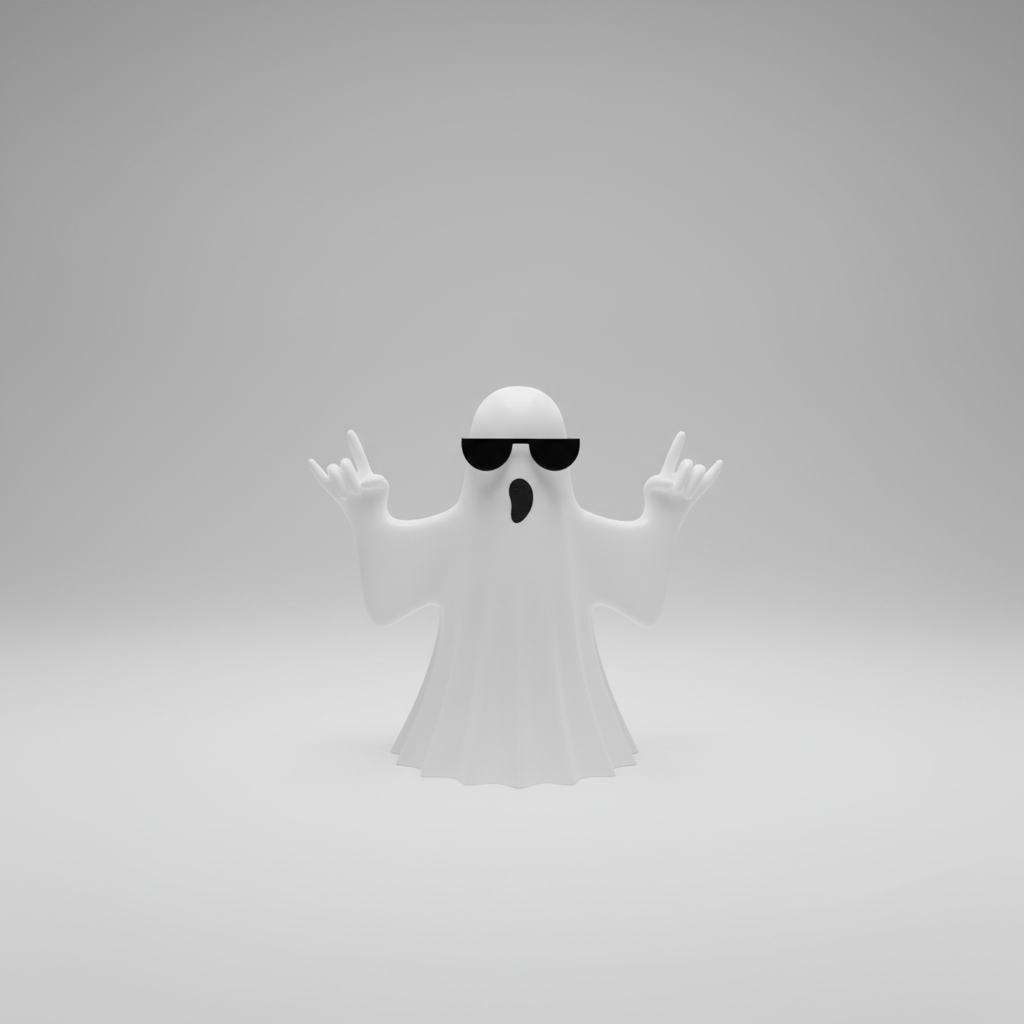 Hip-Hop Ghost Halloween Décor