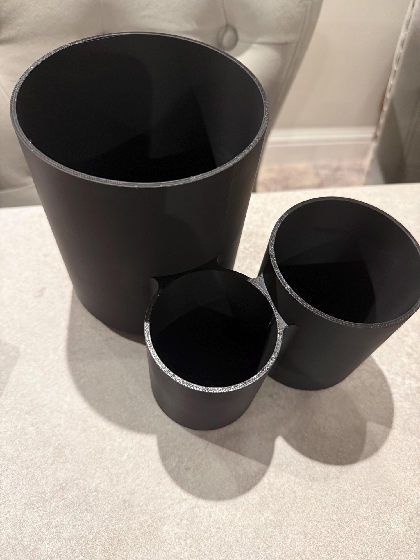 3D Printed Modern 3 Section Kitchen Utensil Holder