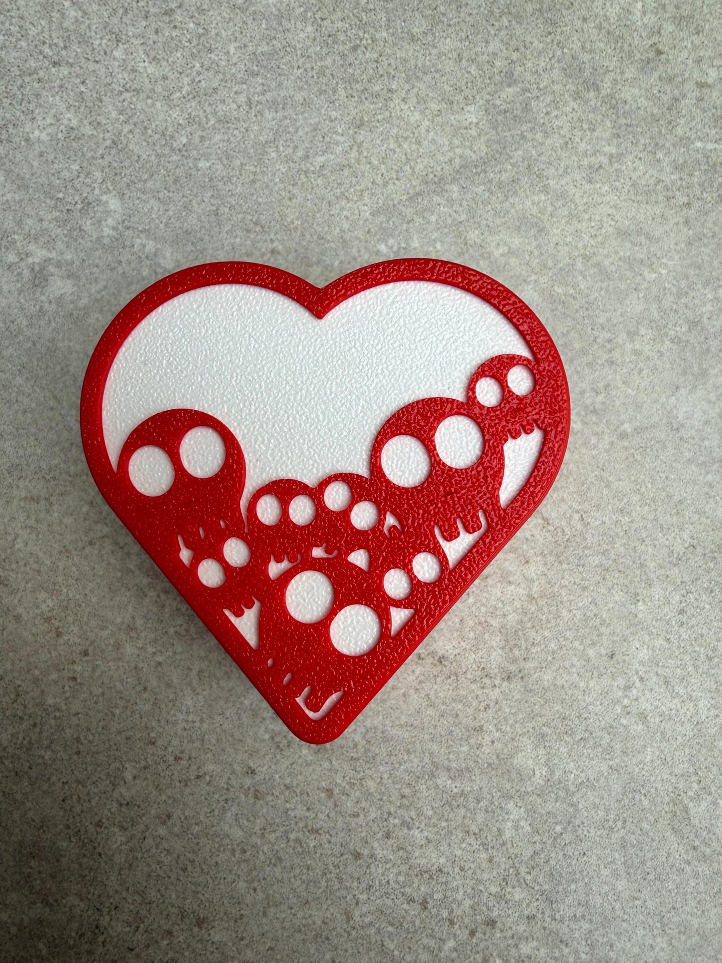 Heart Skull Jewellery Box
