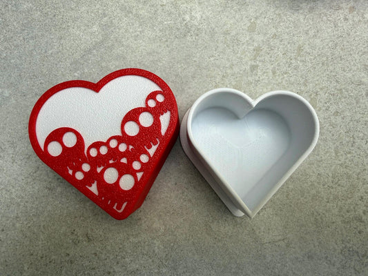 Heart Skull Jewellery Box