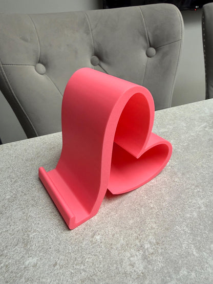 3D Printed Heart Phone Stand – Desk Phone Holder UK