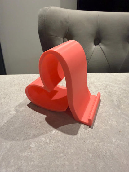 3D Printed Heart Phone Stand – Desk Phone Holder UK