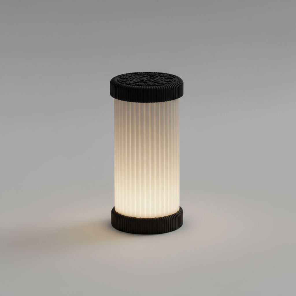 Chocolate Sandwich Cookie Lamp