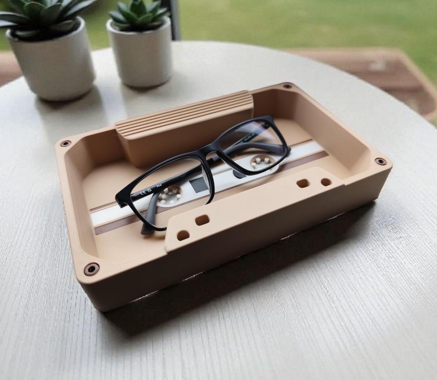 Retro Cassette Tape Tray