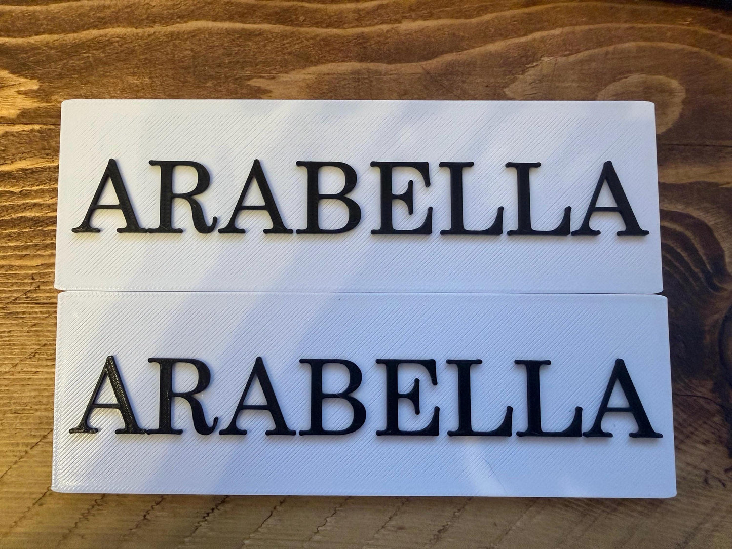 3D Printed Personalised Ride On Car Number Plate – Kids Custom Plate