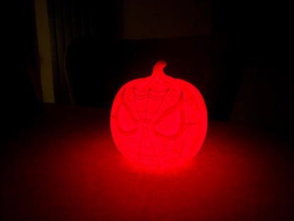 Spider-Man Pumpkin Tealight Holder