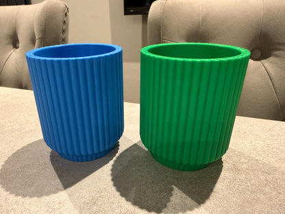 Ribbed Toothbrush Cup/holder