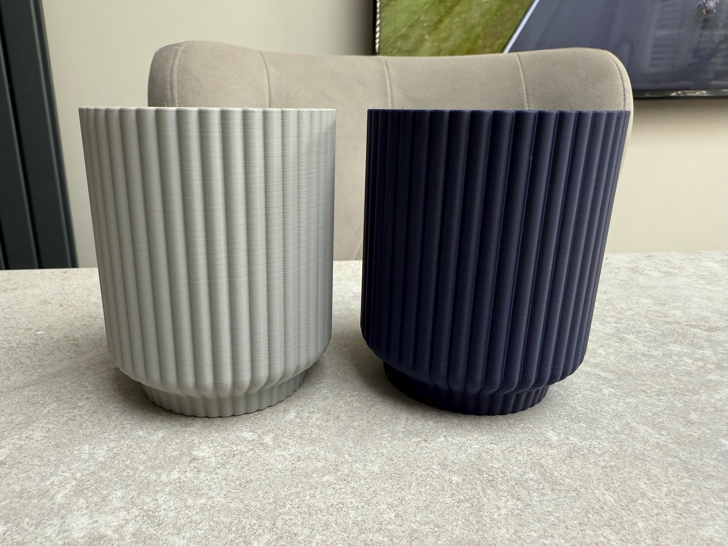 Ribbed Toothbrush Cup/holder