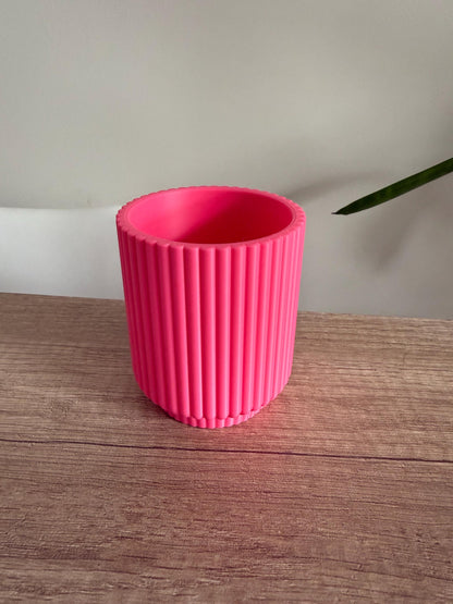 Ribbed Toothbrush Cup/holder