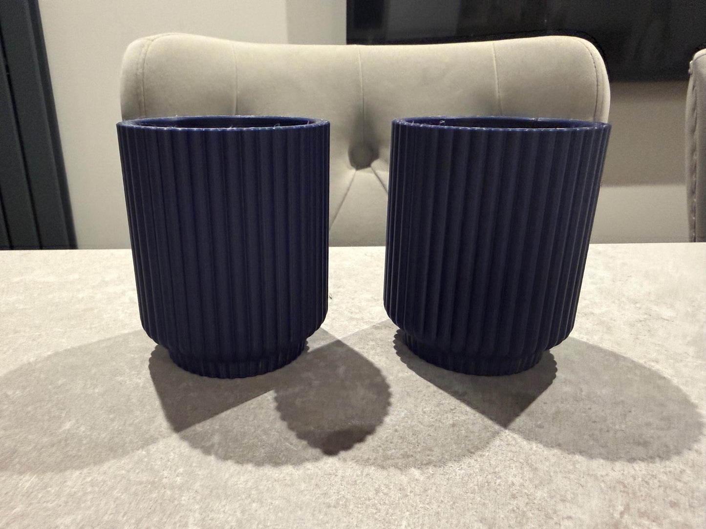 Ribbed Toothbrush Cup/holder