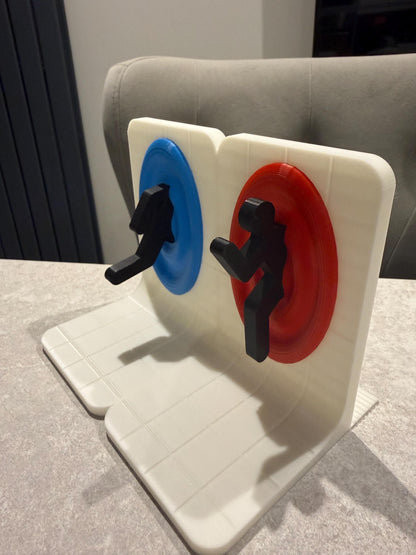 3D Printed Time Portal Bookends – Sci-Fi Shelf Décor UK