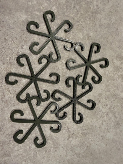 3D Printed Plant Support Hooks 5 Pack