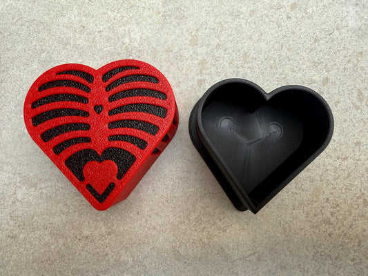 Heart Skeleton Jewellery Box