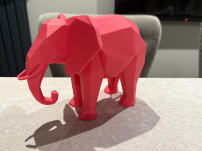 3D Printed Elephant Sculpture – Animal Home Décor UK