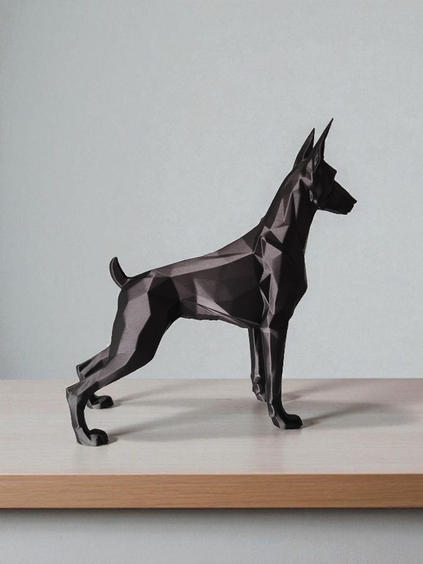 3D Printed Dobermann Sculpture