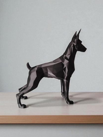 3D Printed Dobermann Sculpture