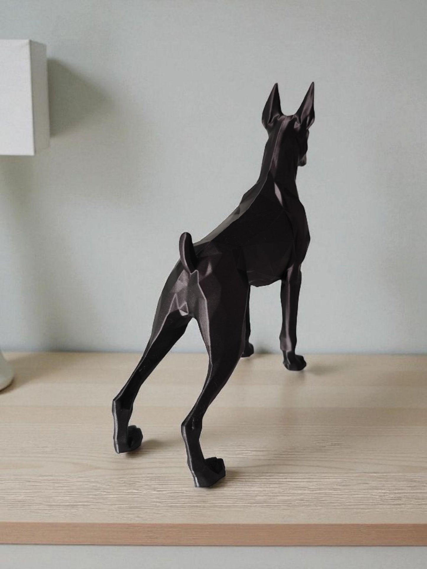 3D Printed Dobermann Sculpture