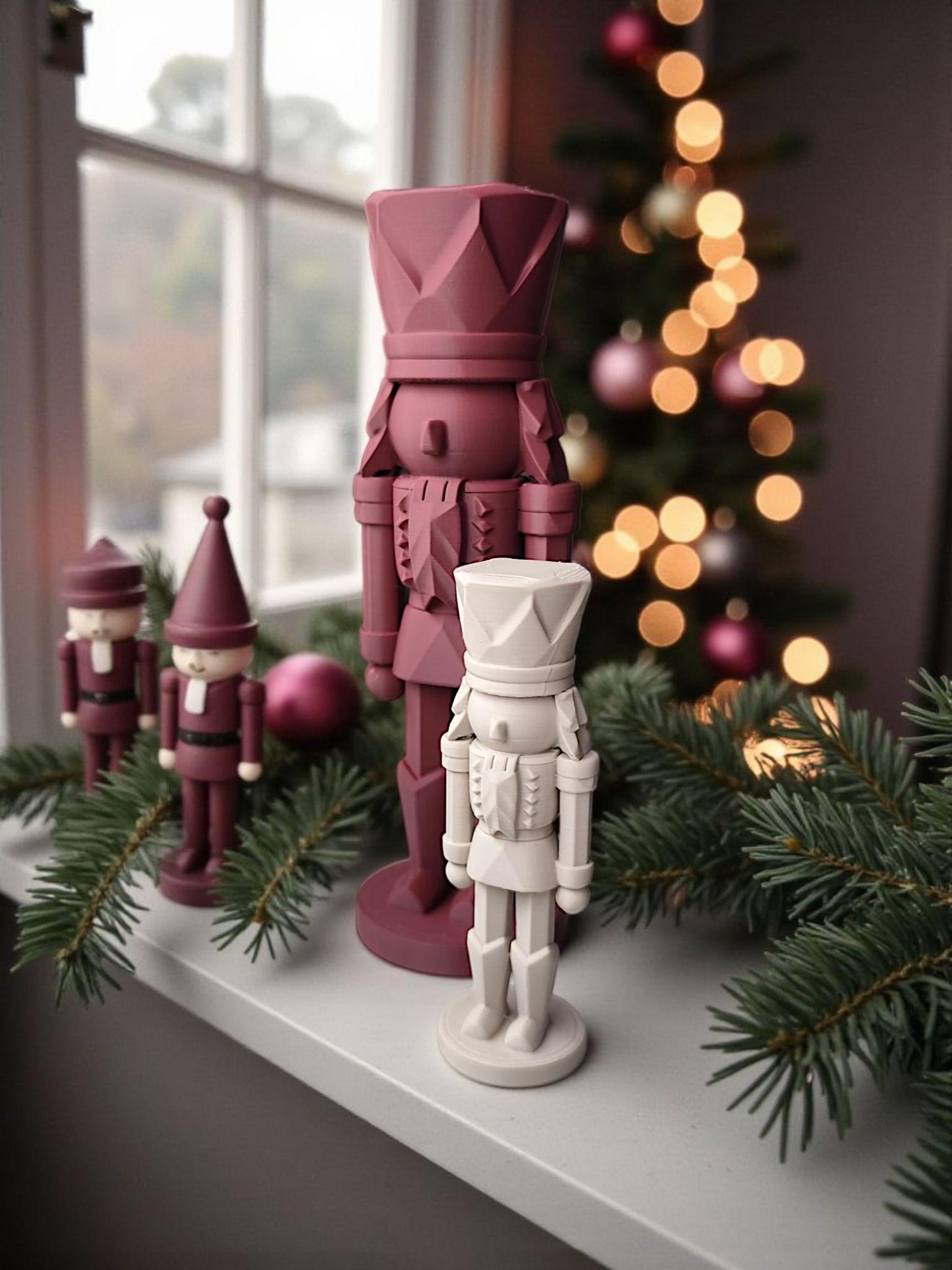 3D Printed Nutcracker Christmas Decoration
