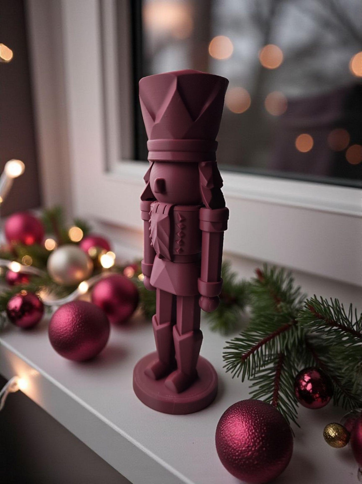 3D Printed Nutcracker Christmas Decoration