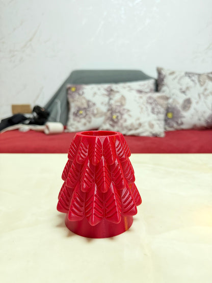 3D Printed Christmas Tree Tealight Candlestick