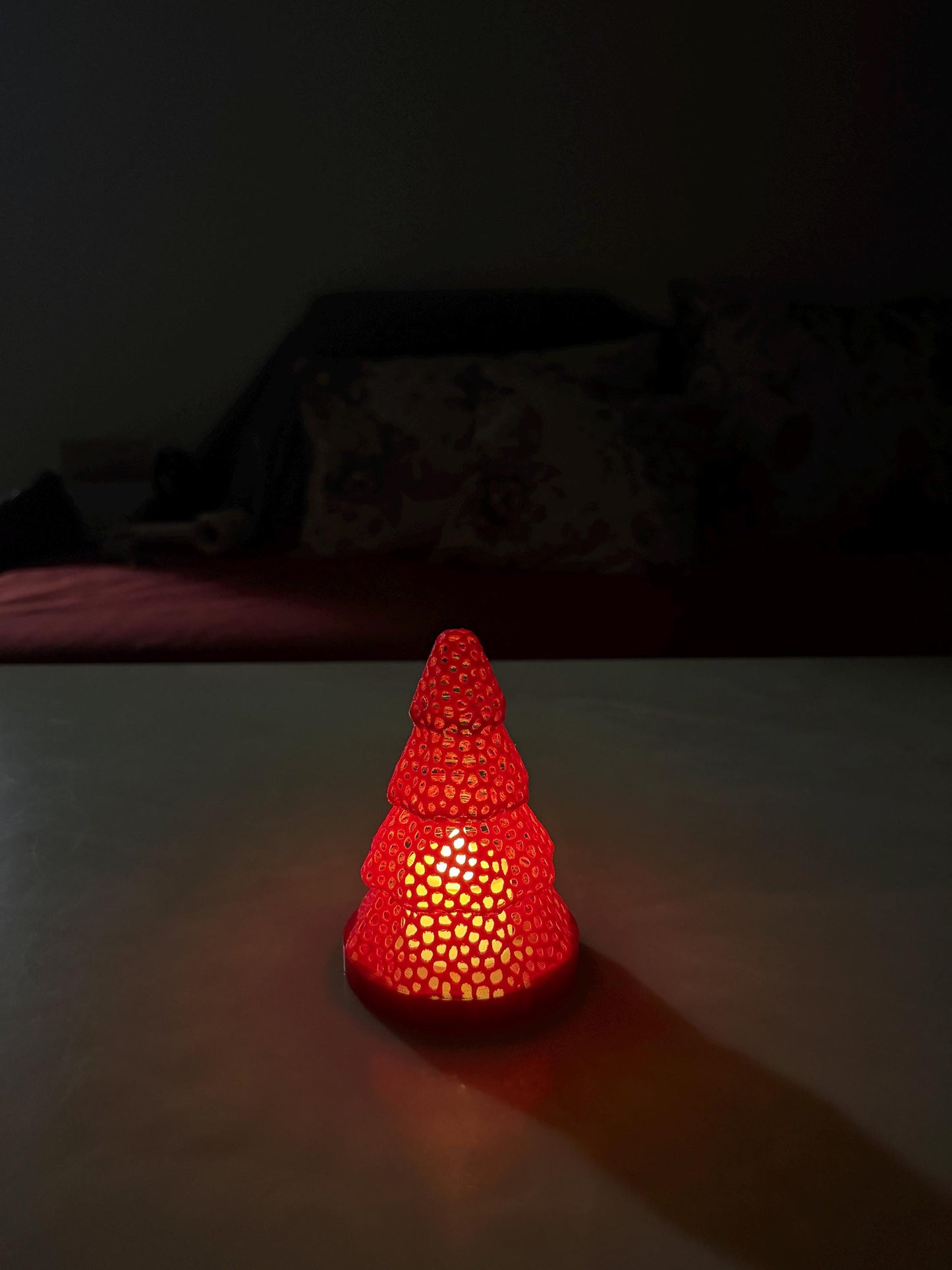 3D Printed Christmas Tree Tealight