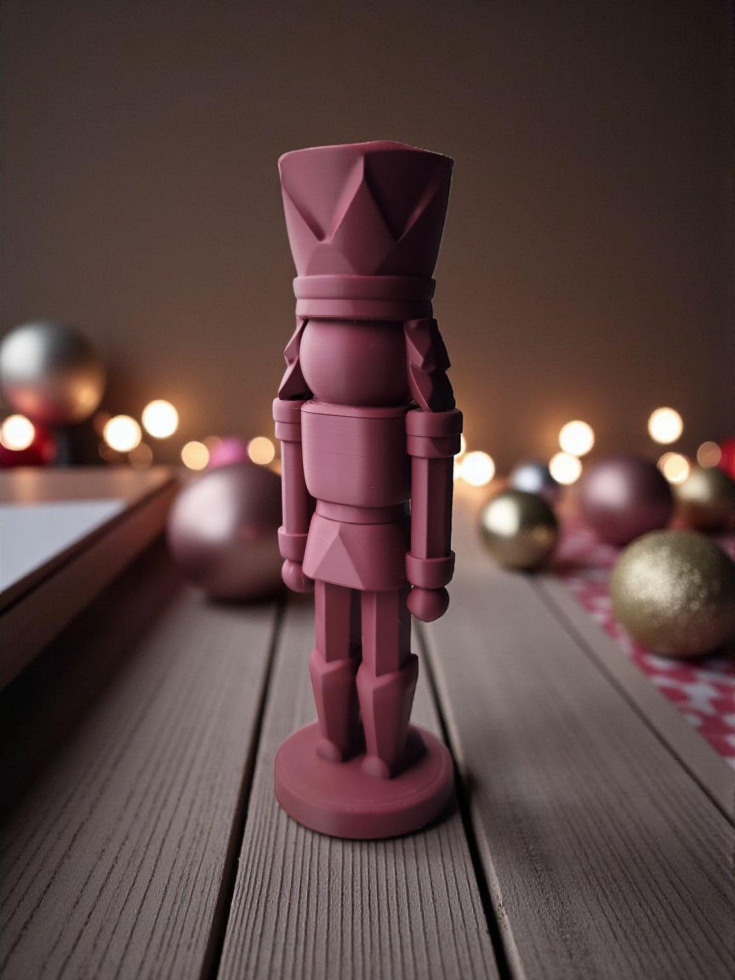 3D Printed Nutcracker Christmas Decoration