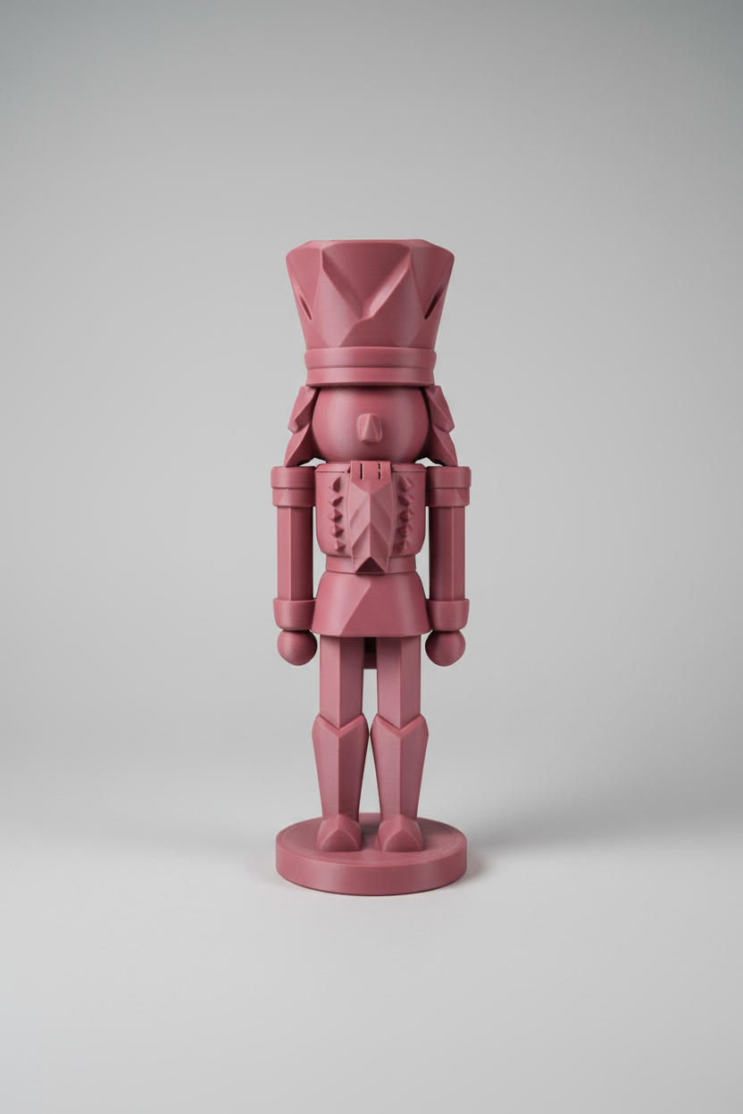 3D Printed Nutcracker Christmas Decoration