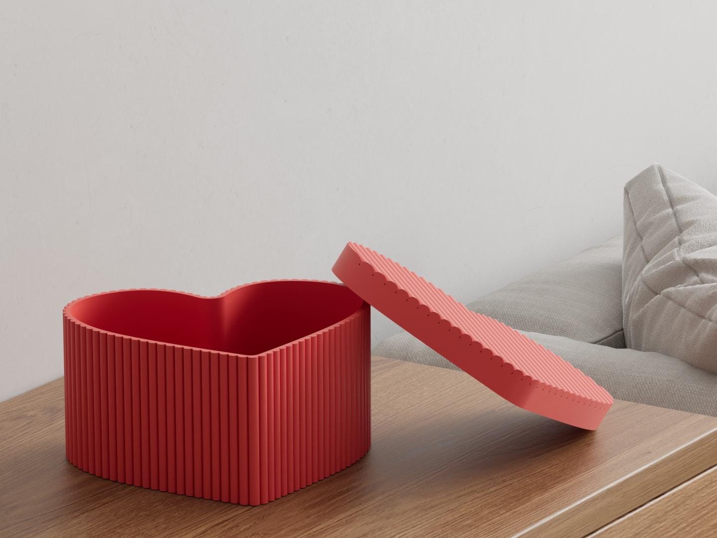 Heart Storage Box with Lid