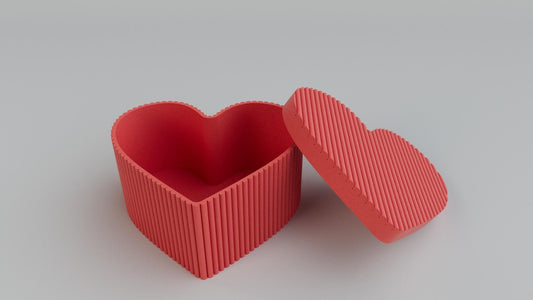 Heart Storage Box with Lid