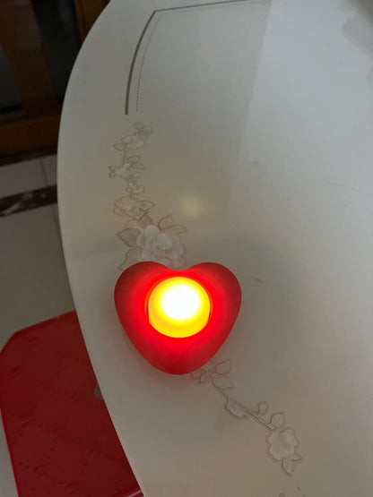 3D Printed Heart Shaped Tealight Candle Holder – Romantic Décor UK