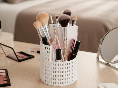 3D Printed Makeup Brush Holder & Cosmetic Organiser