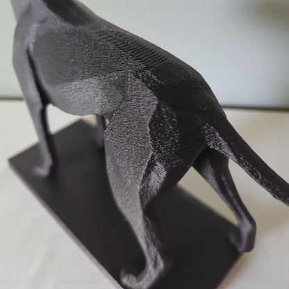 3D Printed Dog Sculpture