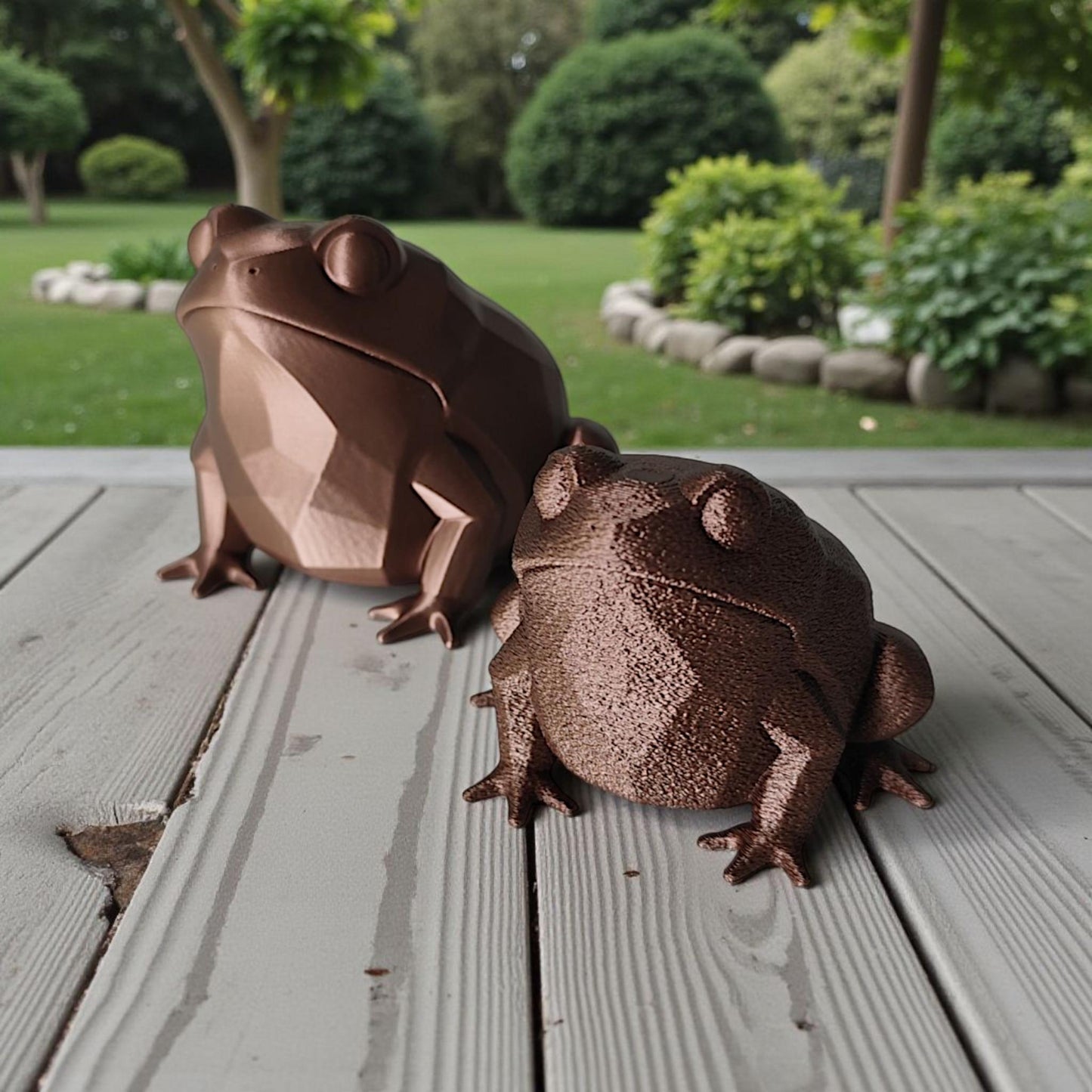 3D Printed Frog Ornament – Cute Animal Sculpture UK
