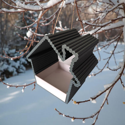 Modern Hanging Bird Feeder