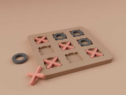 3D Printed Noughts & Crosses Game