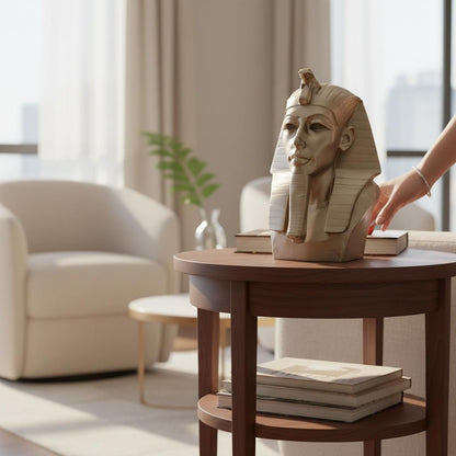 Pharaoh Bust Statue