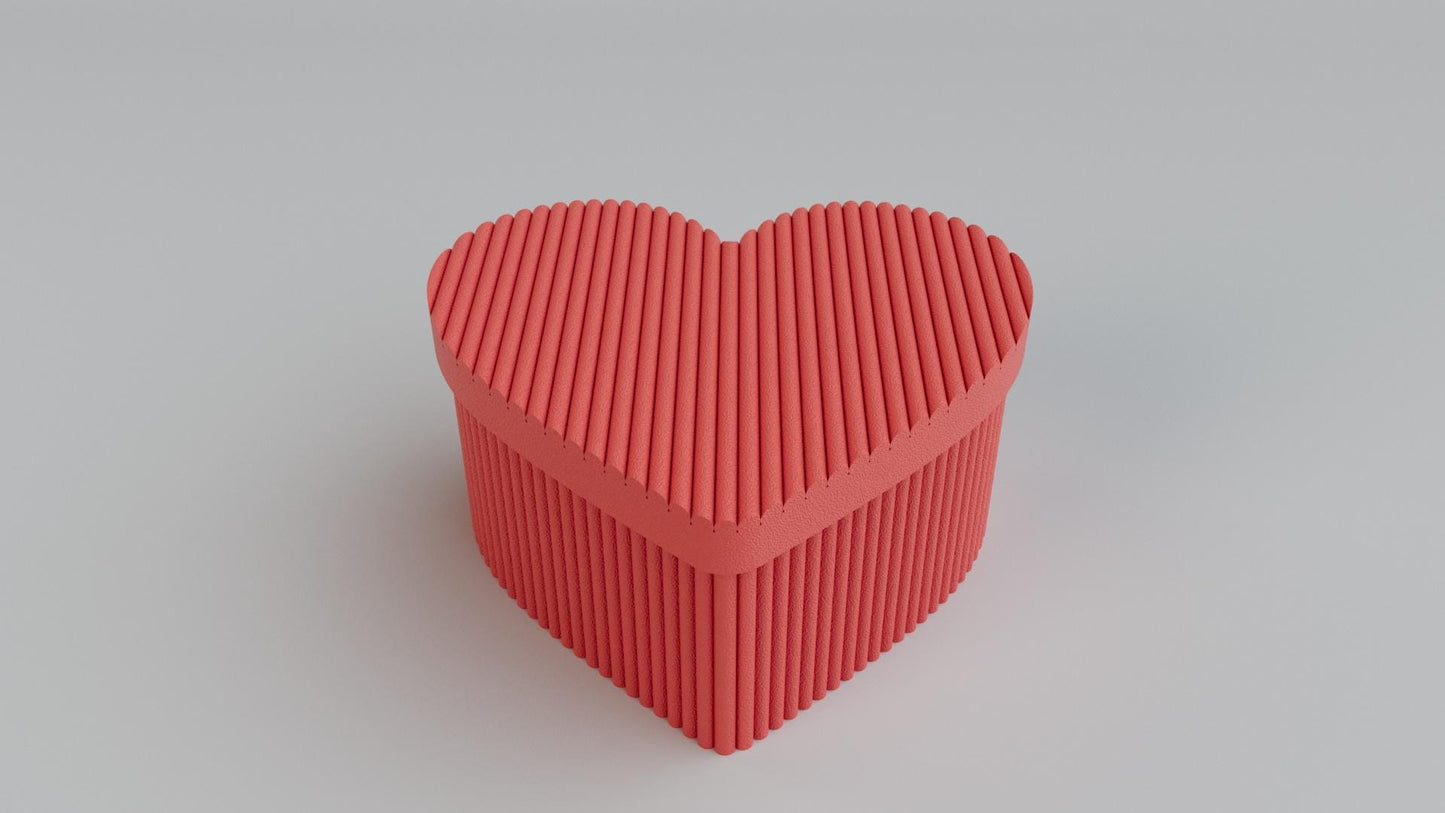 Heart Storage Box with Lid
