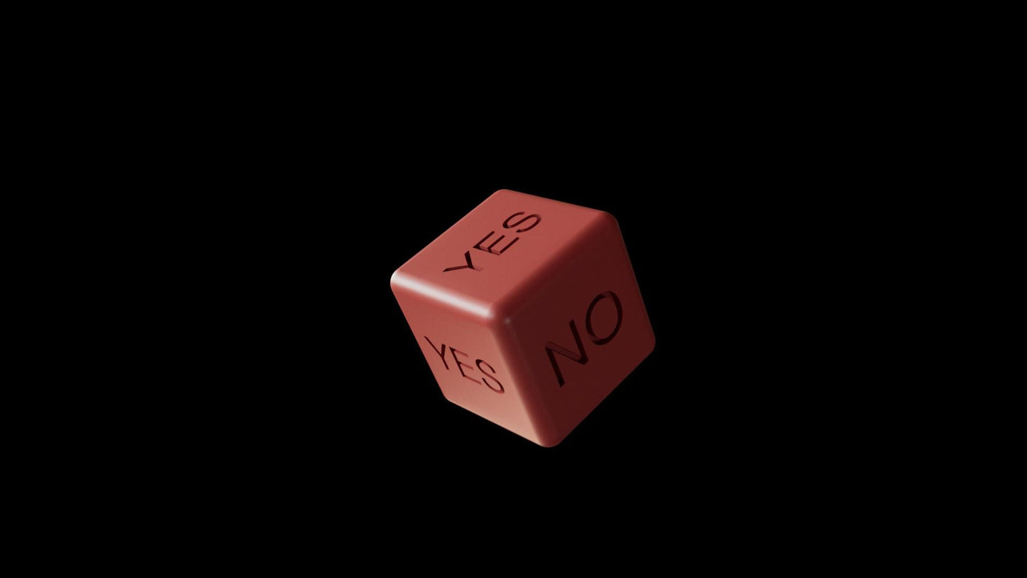 Yes or No Decision Dice