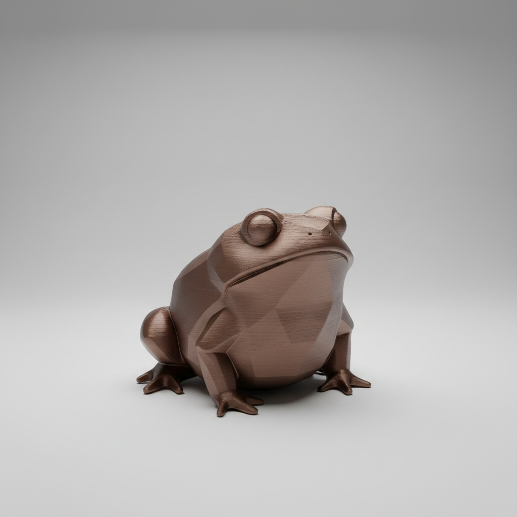 3D Printed Frog Ornament – Cute Animal Sculpture UK