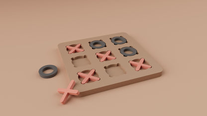 3D Printed Noughts & Crosses Game