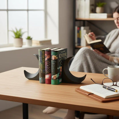 Moon Bookends