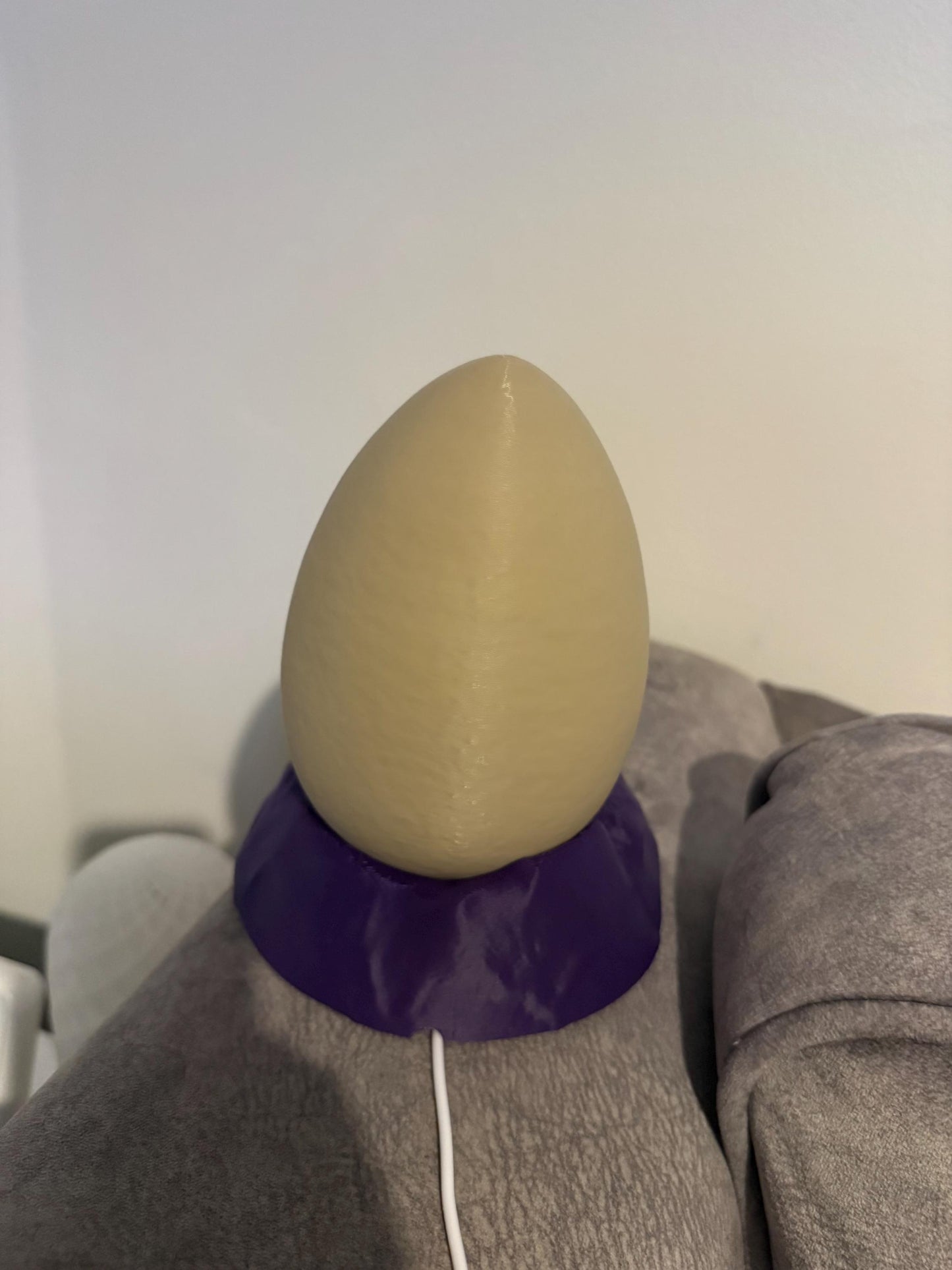 3D Printed Jurassic Dinosaur Egg Lamp – Night Light UK