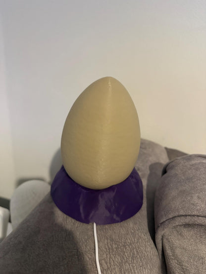 3D Printed Jurassic Dinosaur Egg Lamp – Night Light UK