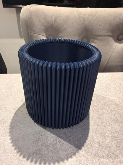 3D Printed Modern Ribbed Pencil Holder (Large)